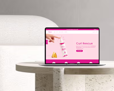 Curly Secret Figma Design to Shopify Development