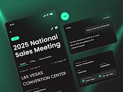 Stndby UI/UX Design