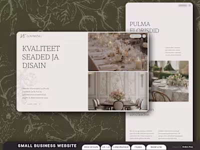 Small-Business Website for a Florist Service