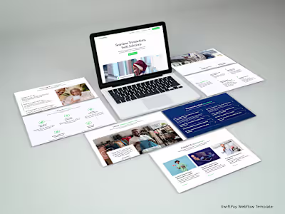 SwiftPay - Finance Landing Page Template