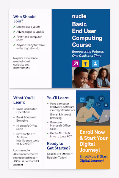 Tri- Fold Brochure 