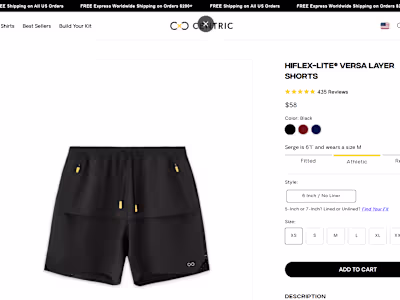 Fitness Wear E-Commerce Store