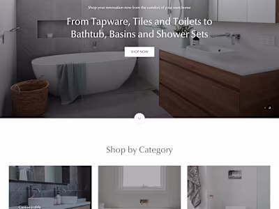 Shopify Optimisation: Industrie Tapware 