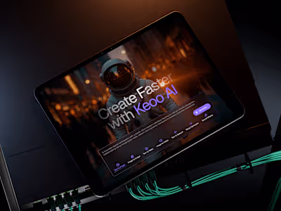 UI/UX Design for Keoo AI's AI Tools