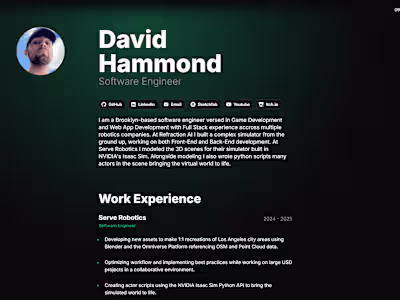 GitHub - DavidCHammond/Portfolio