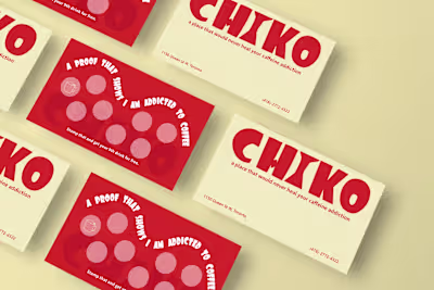 CHIKO: branding project for a local cafe