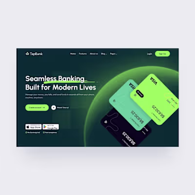 Wix website landing page ui/ux design ::🎉