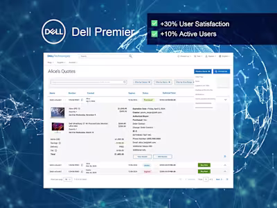 Dell Premier Quote Home Redesign 