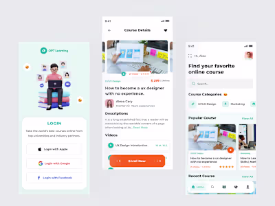 Learning App Design: UI/UX Design