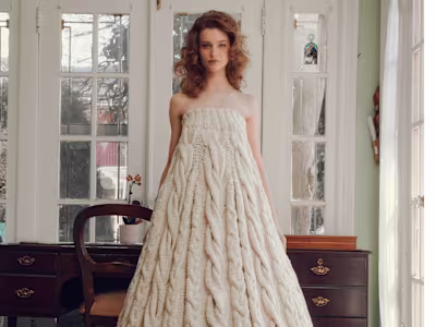 Cable Knit Gown