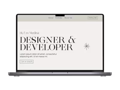 Designing and Developing my portfolio with Figma & Webflow