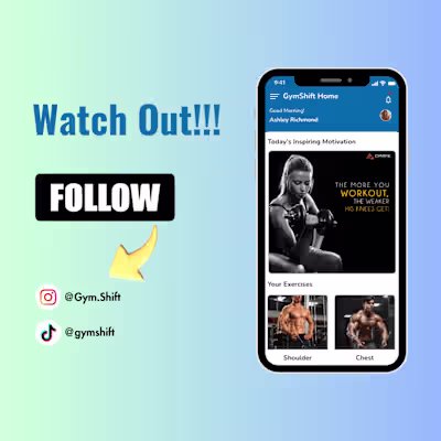 Some contents created for Gym Shift :: Behance