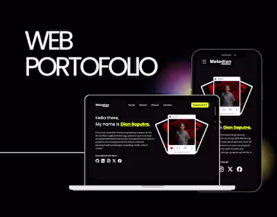 Melodian - Personal Portofolio Website