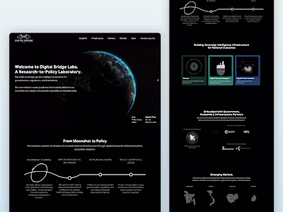 Digital Bridge Website Framer Development