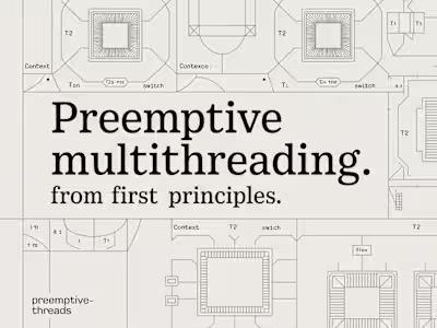 Preemptive Multithreading System on ARM64 using Rust
