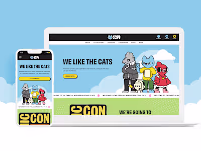 Cool Cats Website Redesign