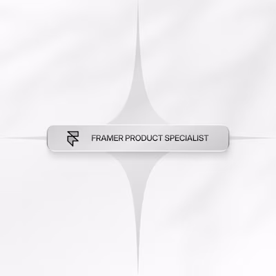 Framer Product Specialist Role
