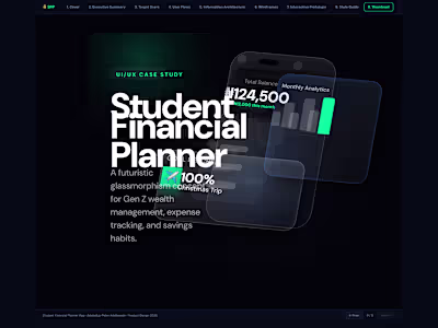 A mobile-first financial management app