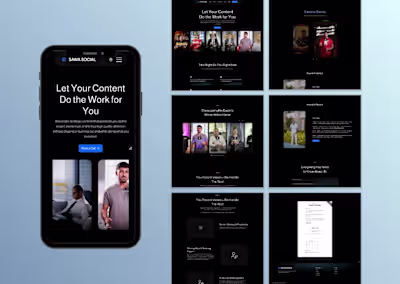SAWA SOCIAL Framer Website Design