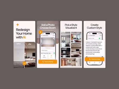 AI Interior App Screenshots