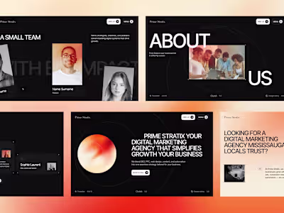 Finishing project on Webflow for Marketing Agency 🚀