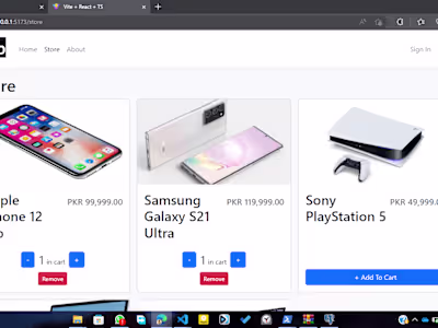 E-Commerce Website