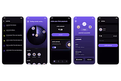 Proximity payments app