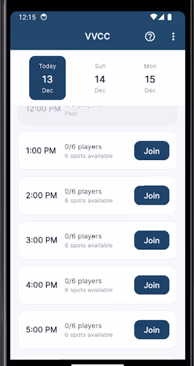 CourtSlot - Community Court Booking App