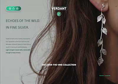 10/30: VERDANT Jewelry Hero. Designing for sensory detail. I...