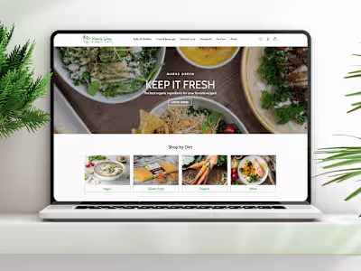 MarasGreen: E-commerce Website UX/UI Design 🍃