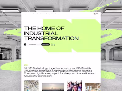NLND Berlin Marketing Page Development