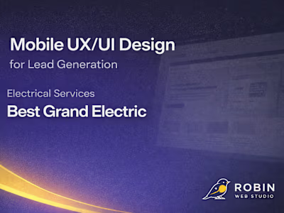 Mobile UX/UI Design for Lead Generation