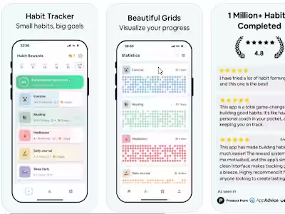 Habit Rewards – Gamified Habit Tracker