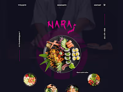 Website Redesign - Sushi restaurant