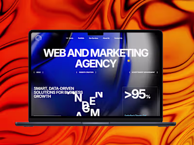 Modern Agency Website based on Dubai