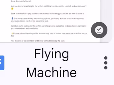 Flying Machine