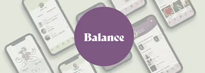 Balance — A mental health application