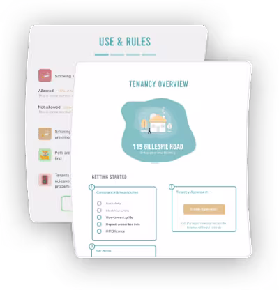 Landlord management portal