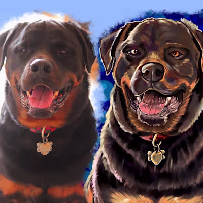 I will paint your beautiful pet