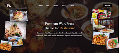Responsive Restaurant Frontend Development