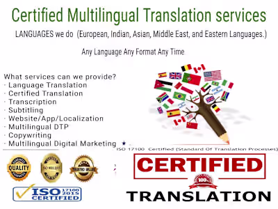 USCIS Approved Translation
