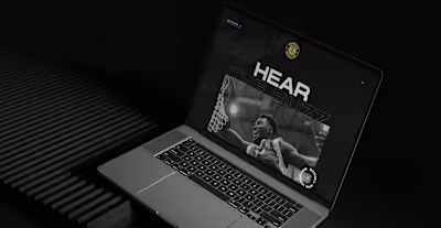 A Stand-out Website Design for a Professional Basketball Team