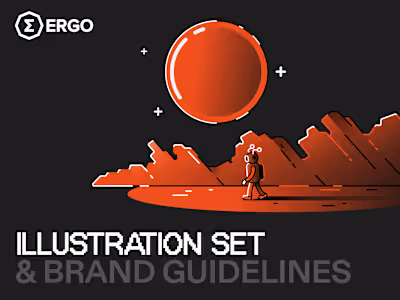 Illustrations and Brand Guidelines for the Blockchain Project