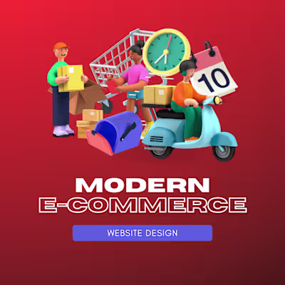 Modern E-Commerce Website Design | Custom Shopify & WooCommerce