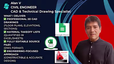 Construction Cost Estimation & CAD Technical Drawings