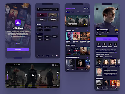 HBO MAX Redesign