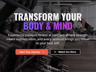 IronClad Fitness - Premium Gym & Fitness Center