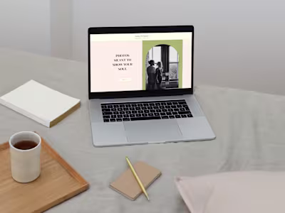 Modern Vintage Website Design