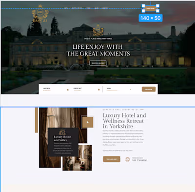 Luxury Hotel Website Design