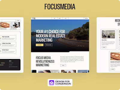 Focus Media Website Redesign
